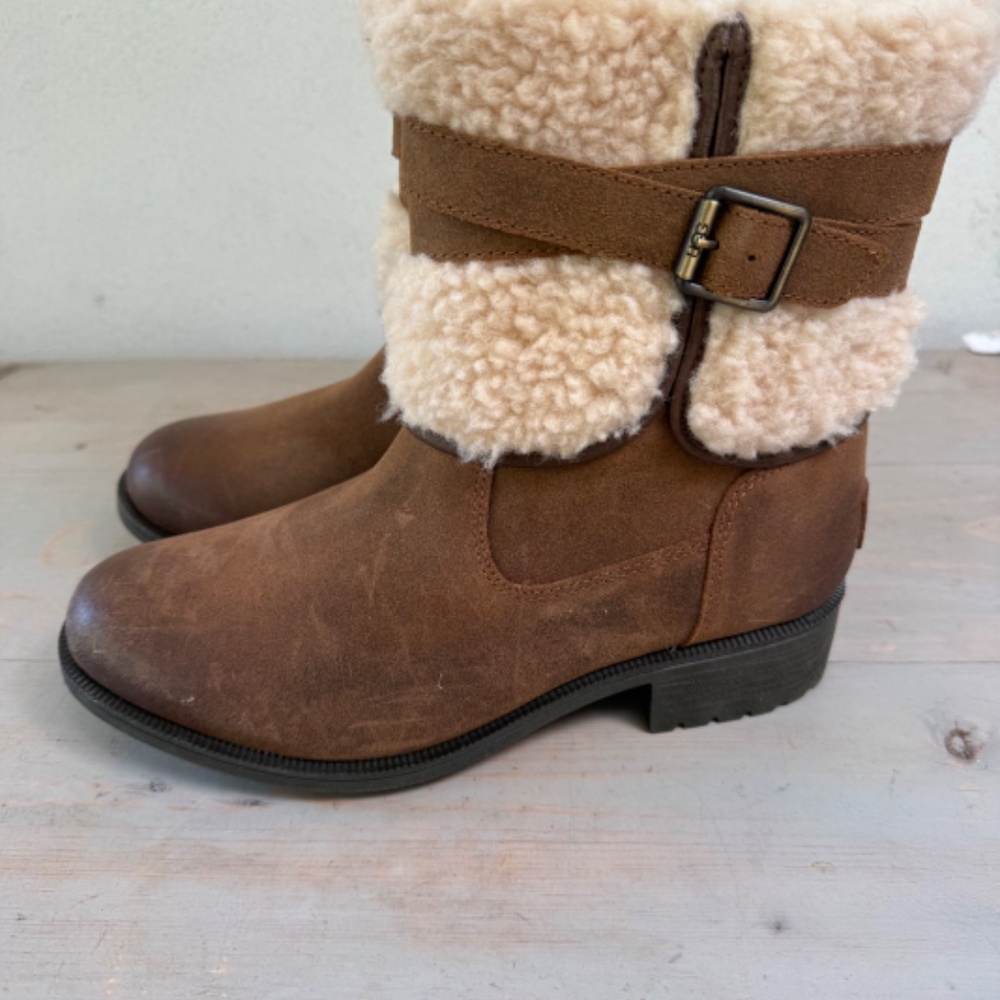 ugg blayre 3 sheepskin cuff waterproof boots NEW - Picture 8 of 11